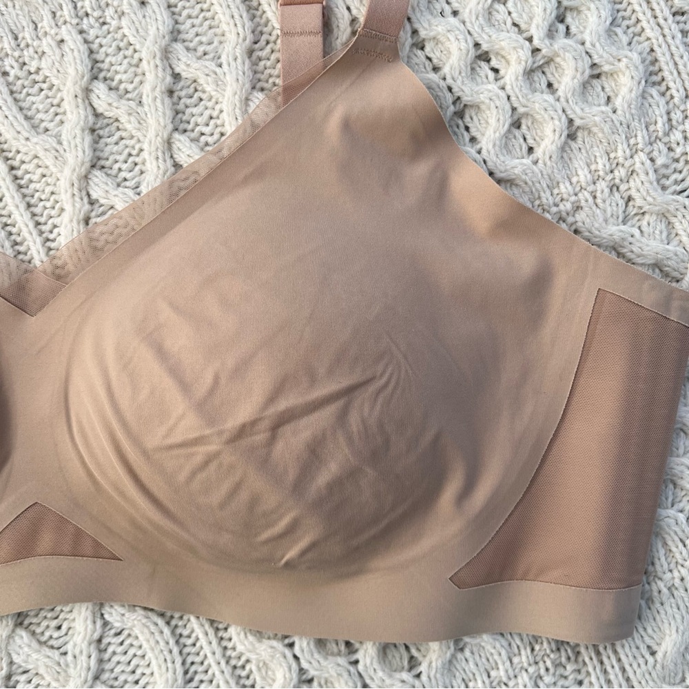 Honeylove Crossover Women Bra Beige Wireless Support Smoothing - Size 3X - Picture 2 of 11
